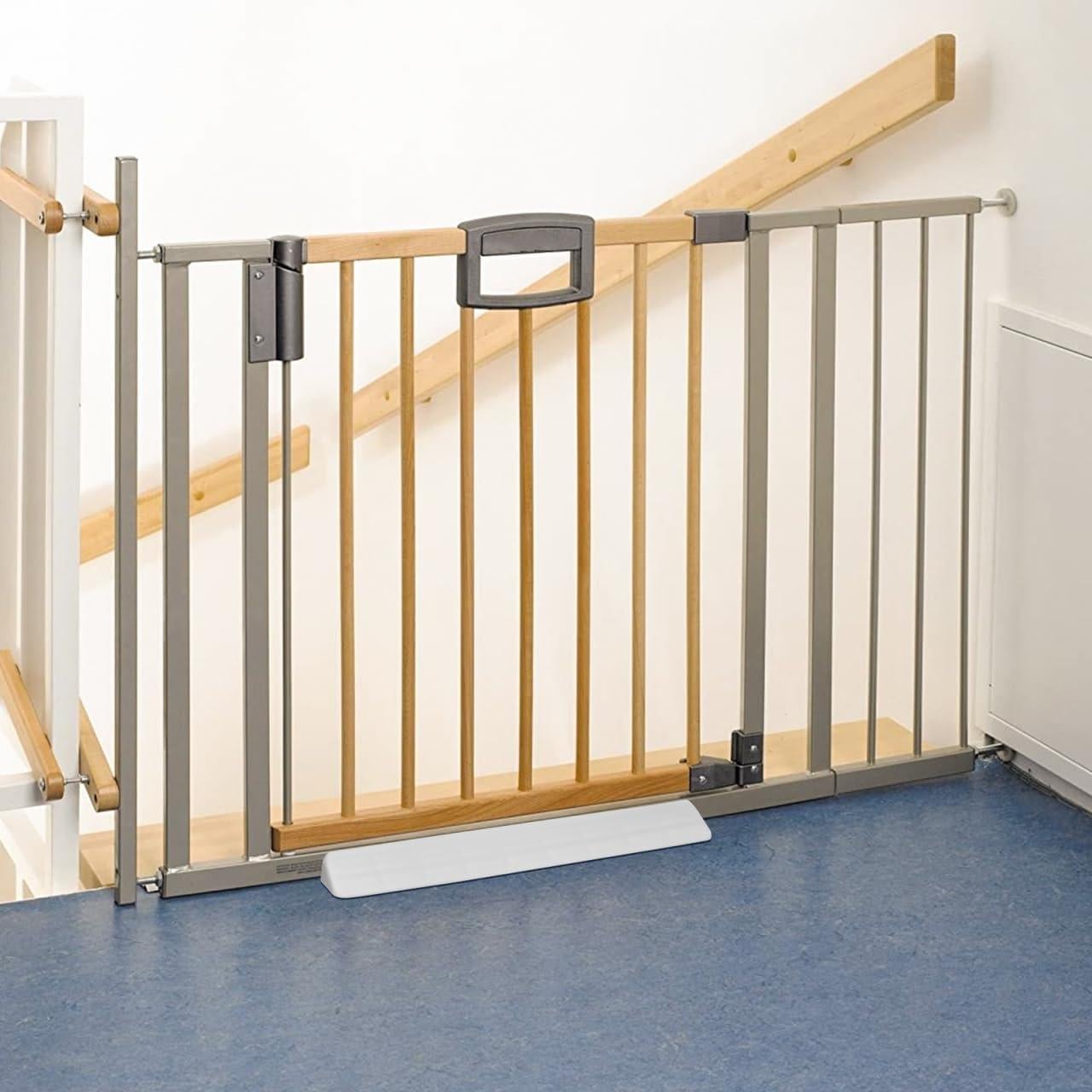 Fijador de puerta de seguridad Totority para mascotas con pedal