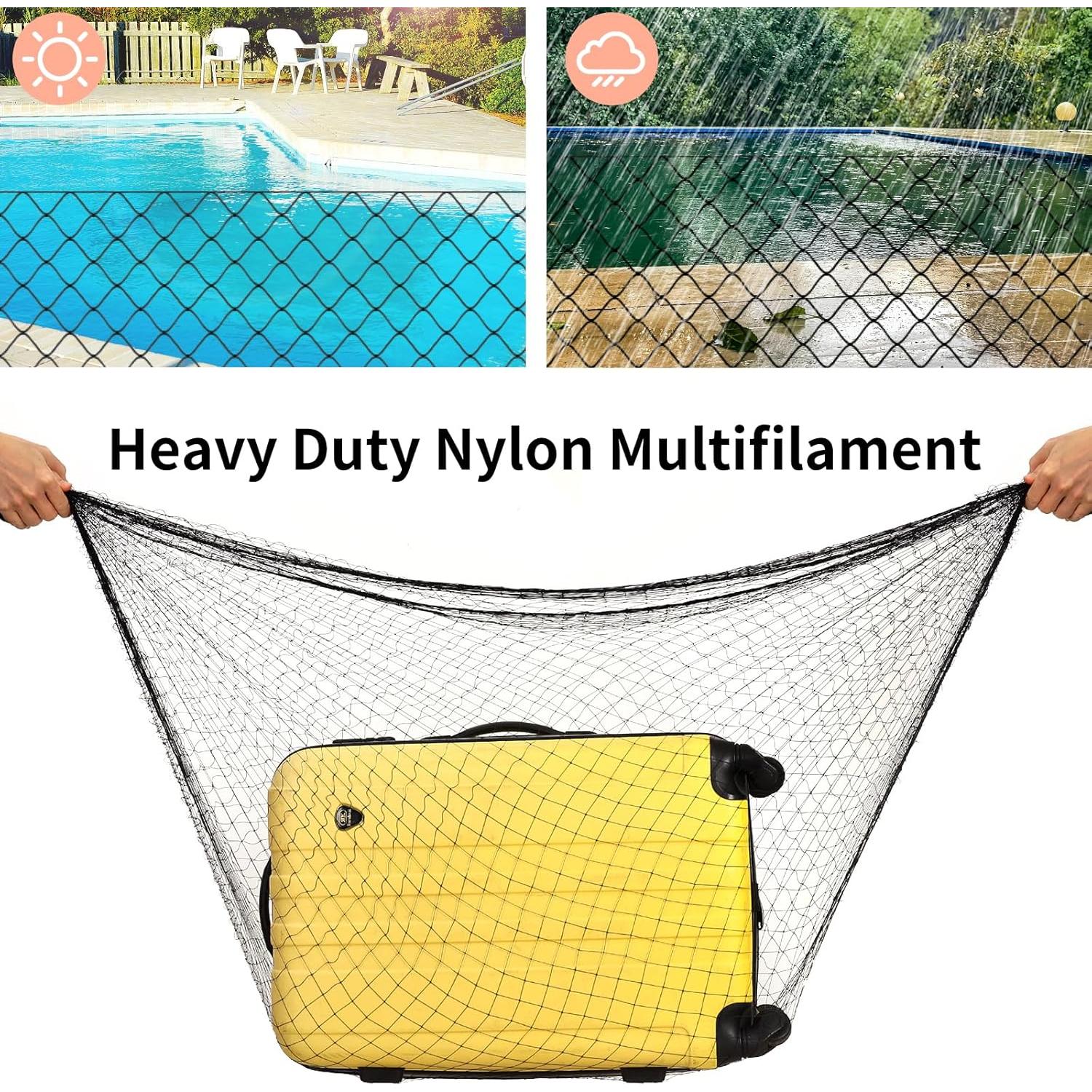 Red de balcón para gatos AnExer 3x8m Nylon Anticaída