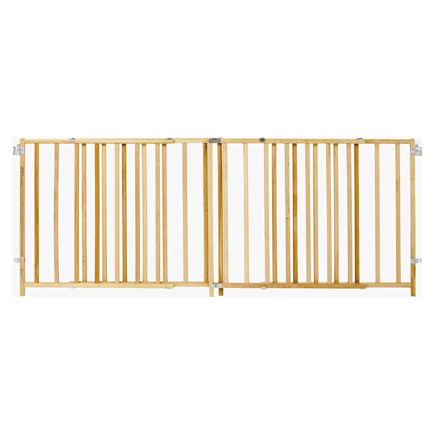 Puerta de Madera para Bebés Extra Ancha Toddleroo 152-261 cm