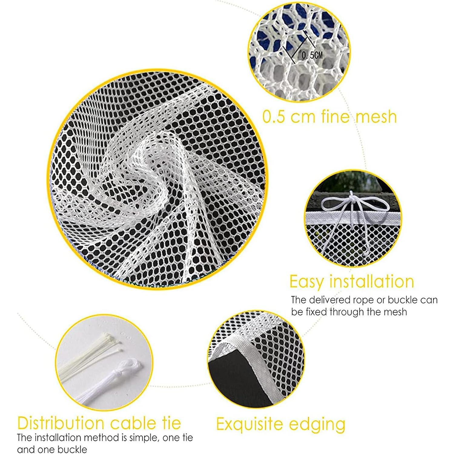 Red de Seguridad para Balcón Flrsucby 3.05m x 0.79m Blanca