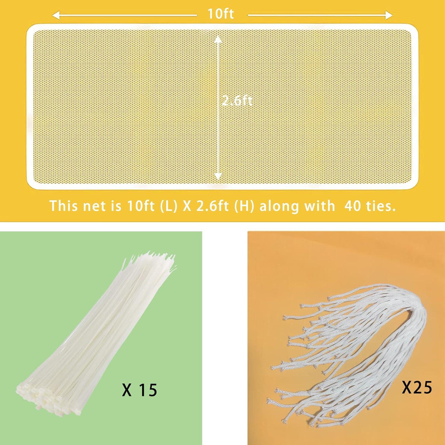 Red de Seguridad para Balcón Flrsucby 3.05m x 0.79m Blanca