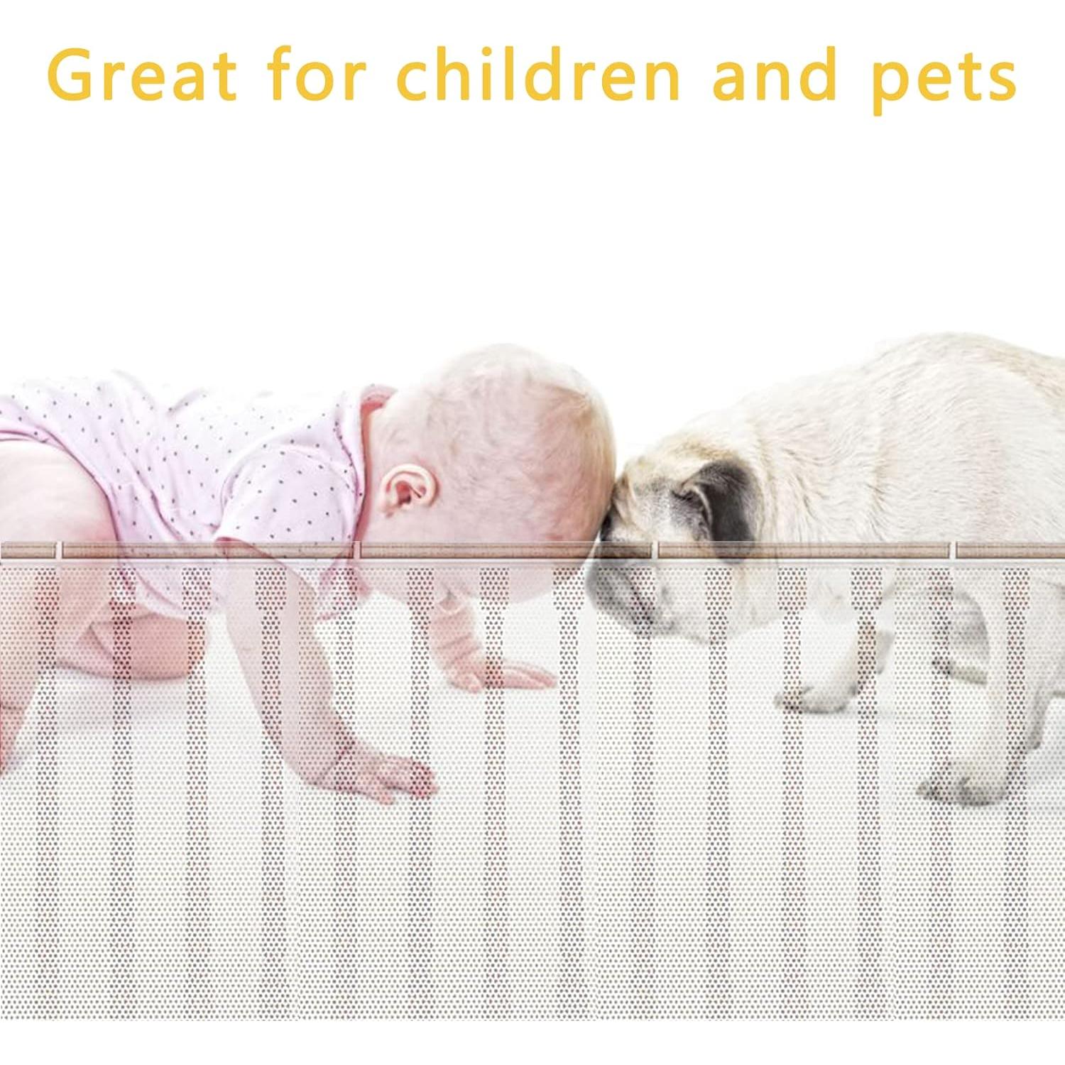 Red de Seguridad para Balcón Flrsucby 3.05m x 0.79m Blanca