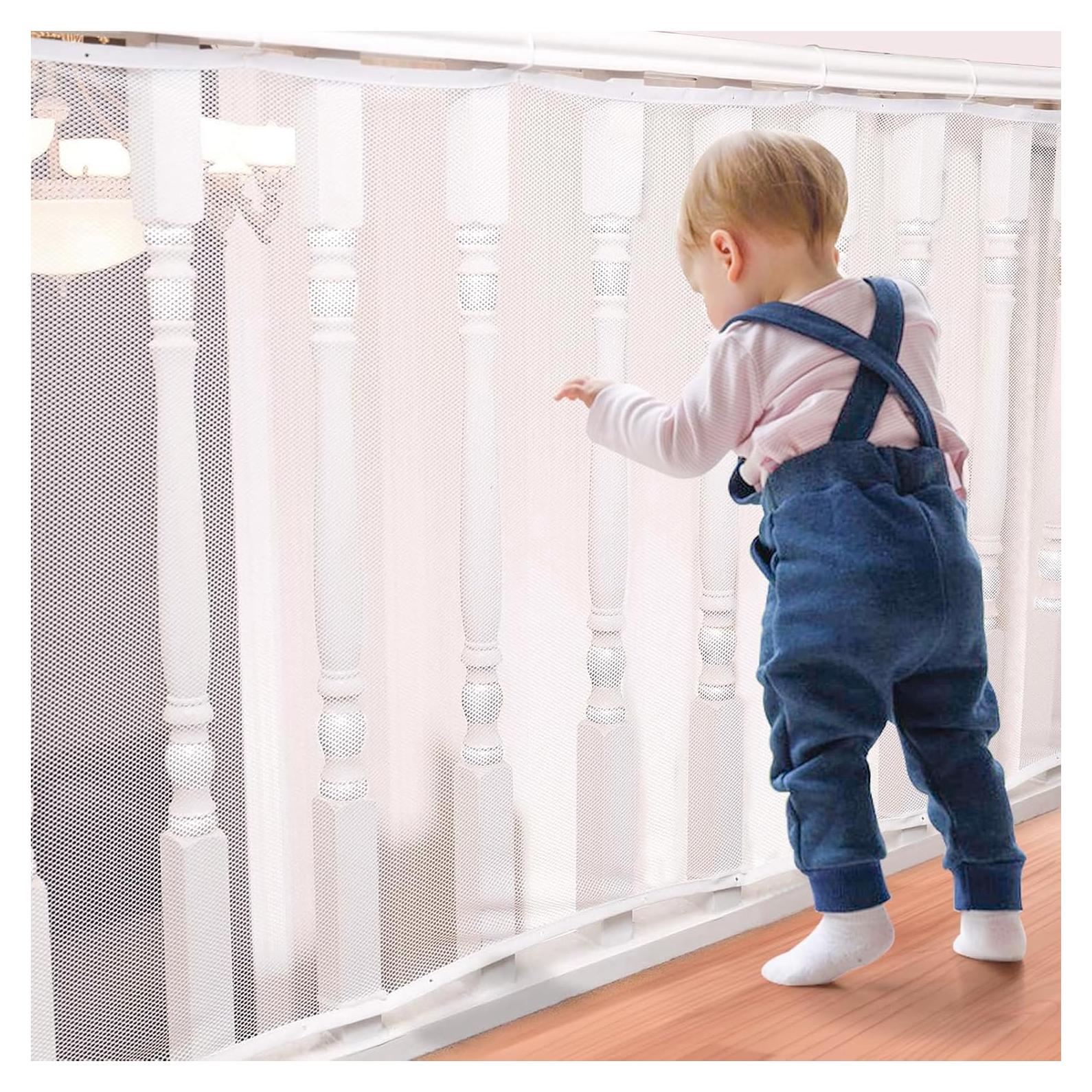 Red de Seguridad para Barandilla Sur a Este 3.05x0.91m Blanca