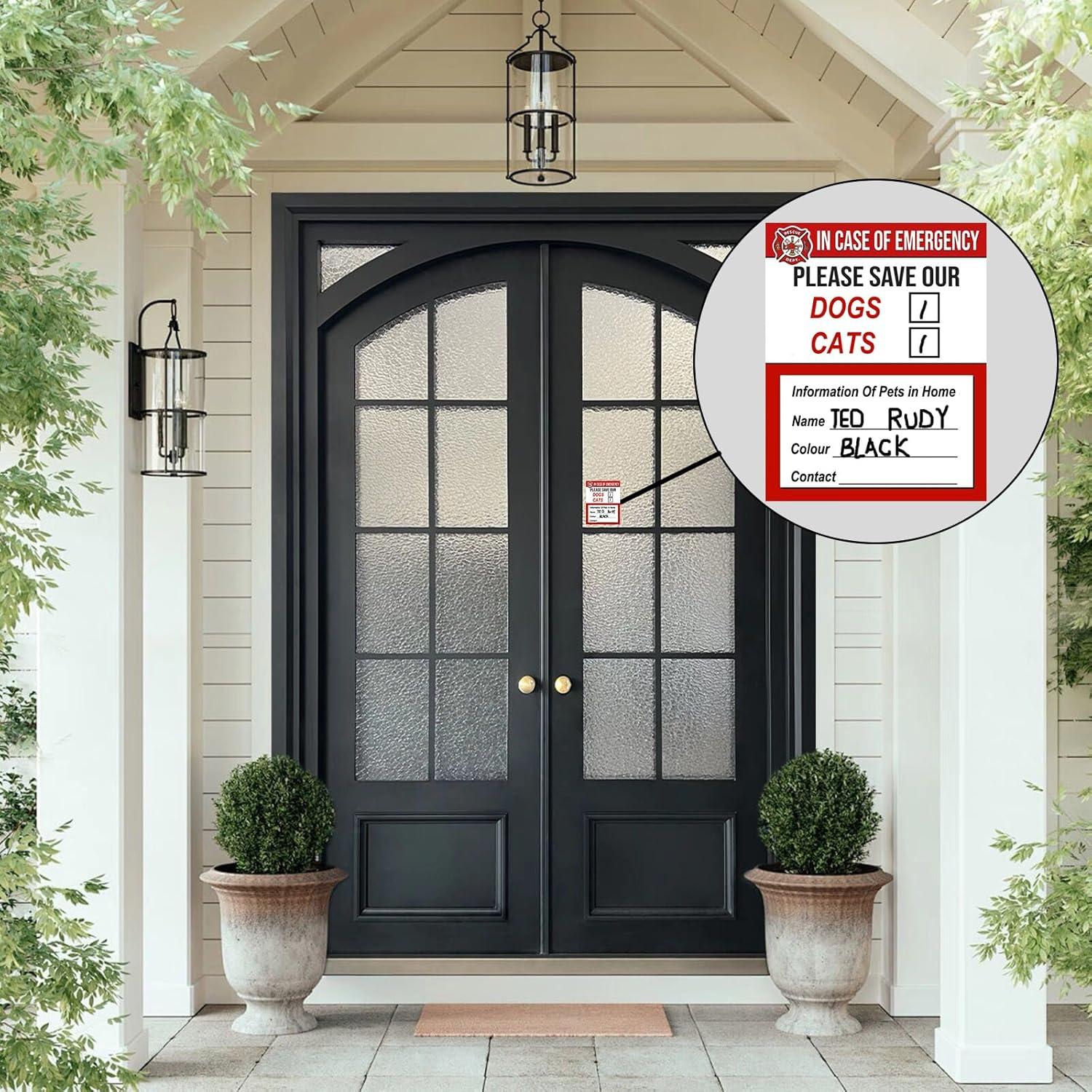 Calcomanía de Alerta de Mascotas XTRAYXRAY - 4 Paquetes