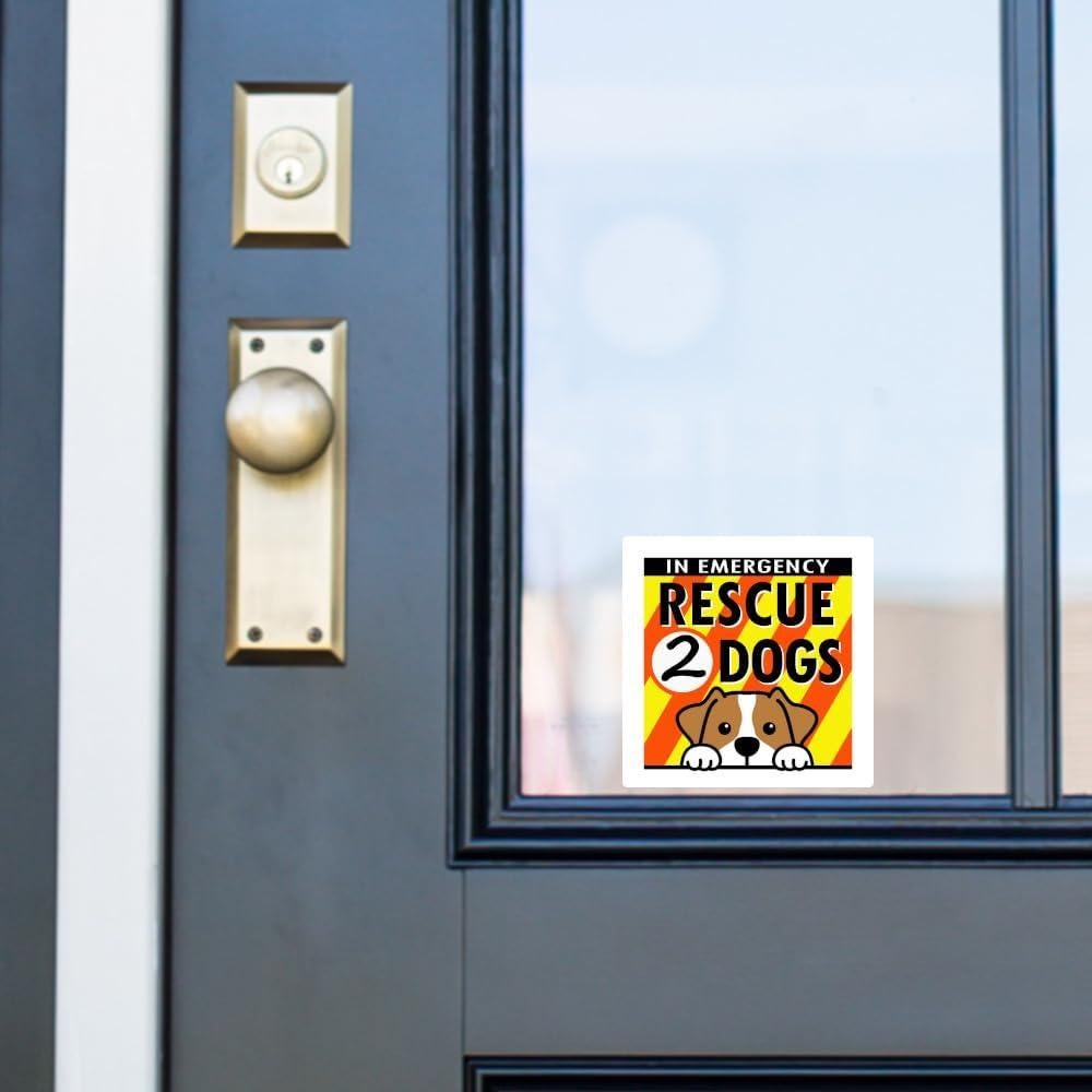 Calcomanía de Rescate de Mascotas Crafted-Brand 7.62x7.62 cm