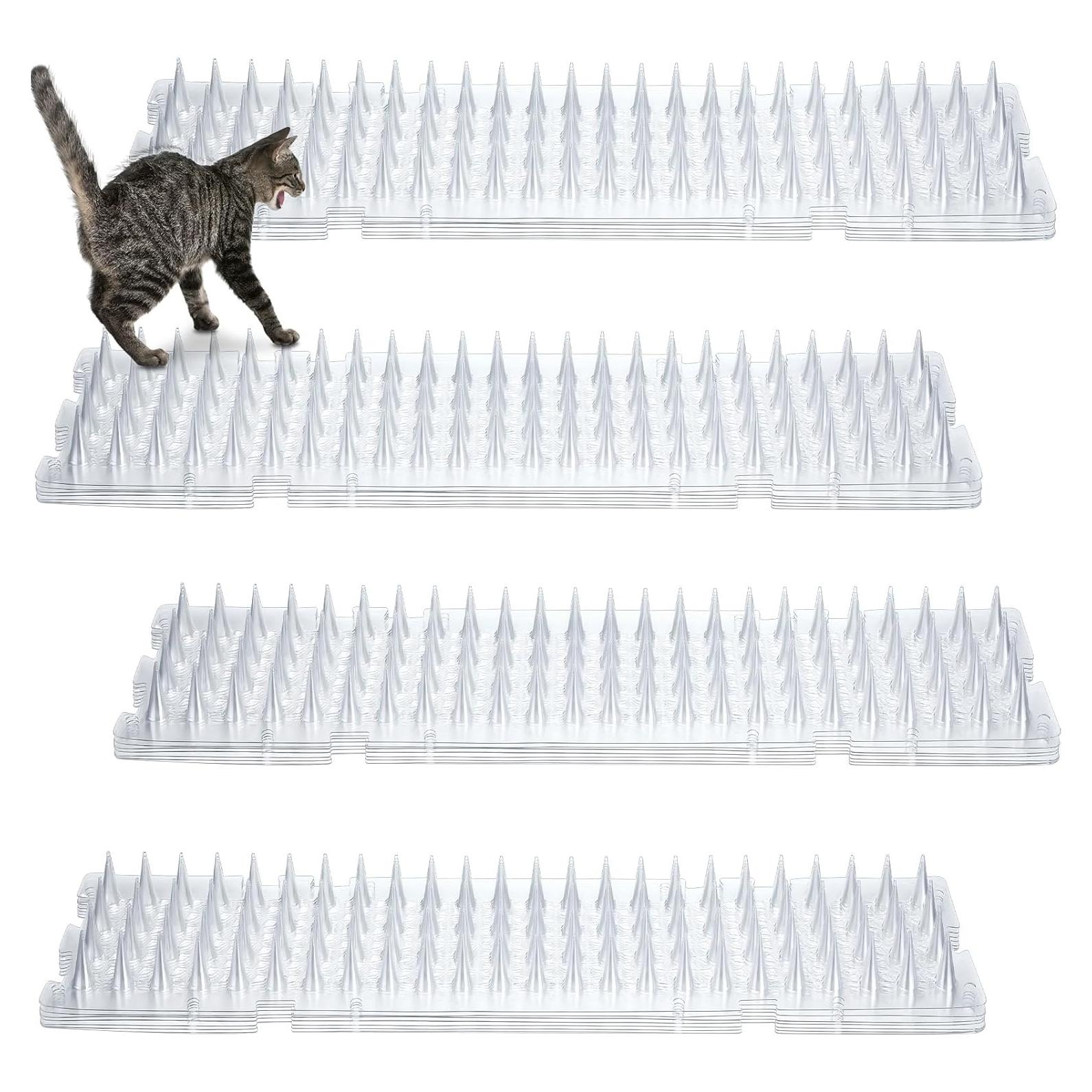 Alfombrillas Repelentes de Gatos Nuanchu 12 Piezas 42x8 cm