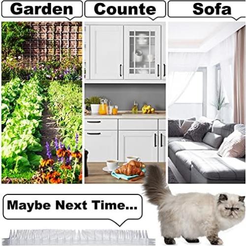 Alfombrillas Repelentes de Gatos Nuanchu 12 Piezas 42x8 cm