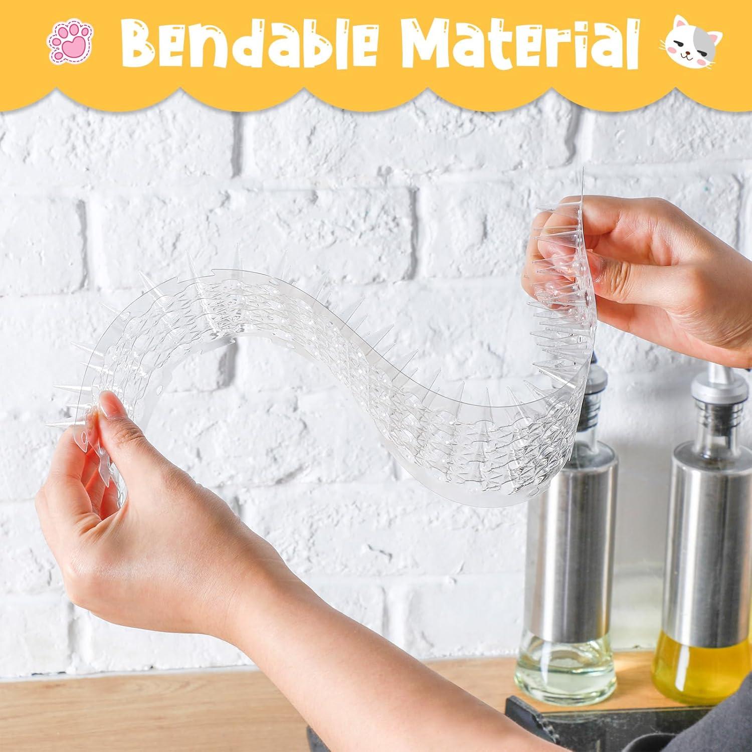 Alfombrillas Repelentes de Gatos Nuanchu 12 Piezas 42x8 cm