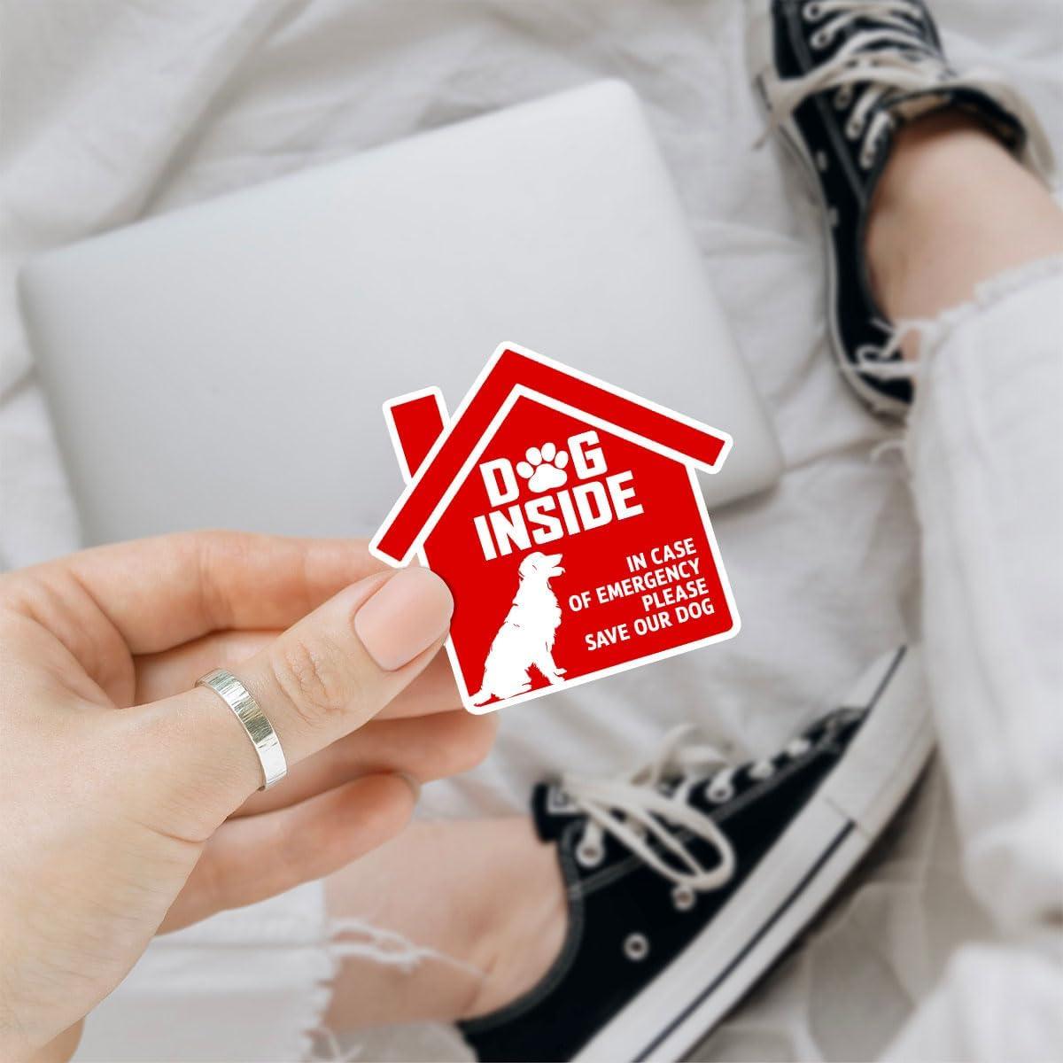 Calcomanías de Emergencia para Mascotas Piratify 5" Impermeables