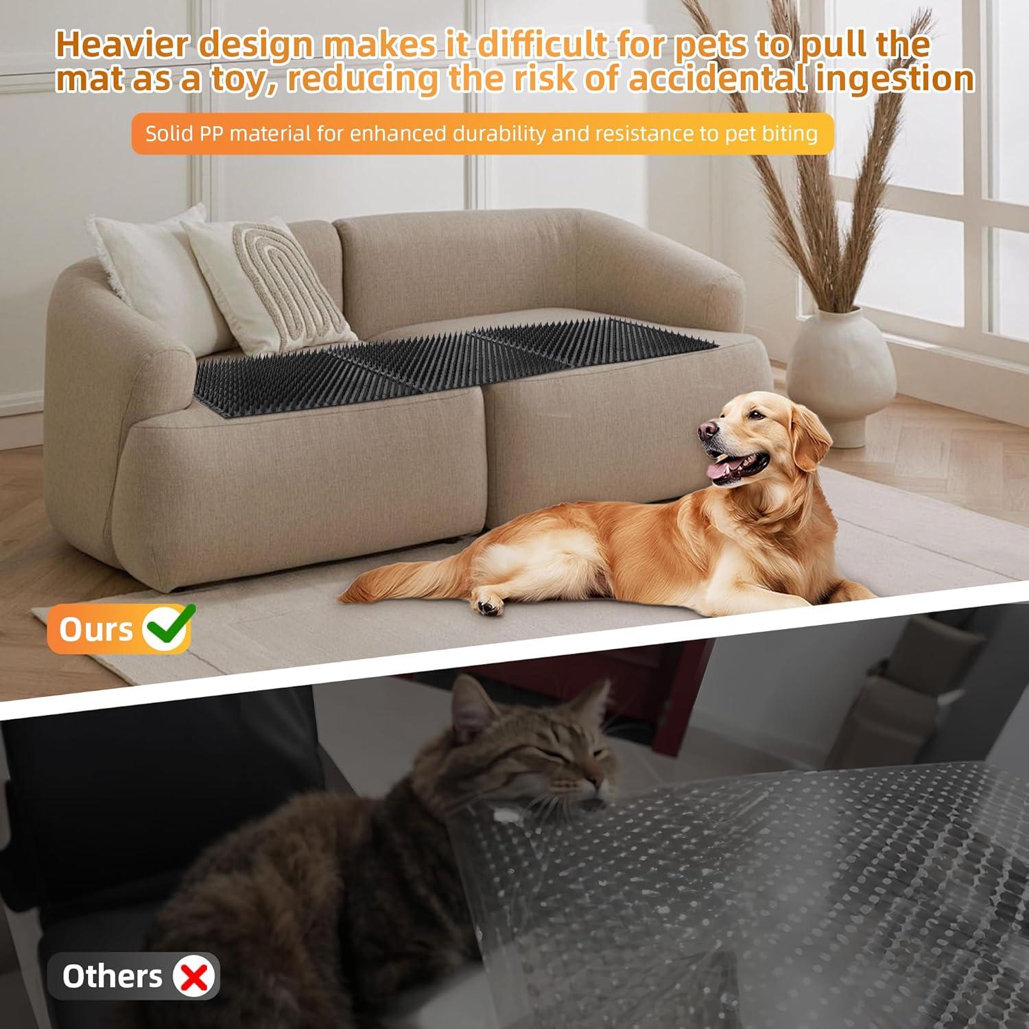 Paquete de 3 Alfombrillas Antiderrapantes LanLfSty 42x32cm