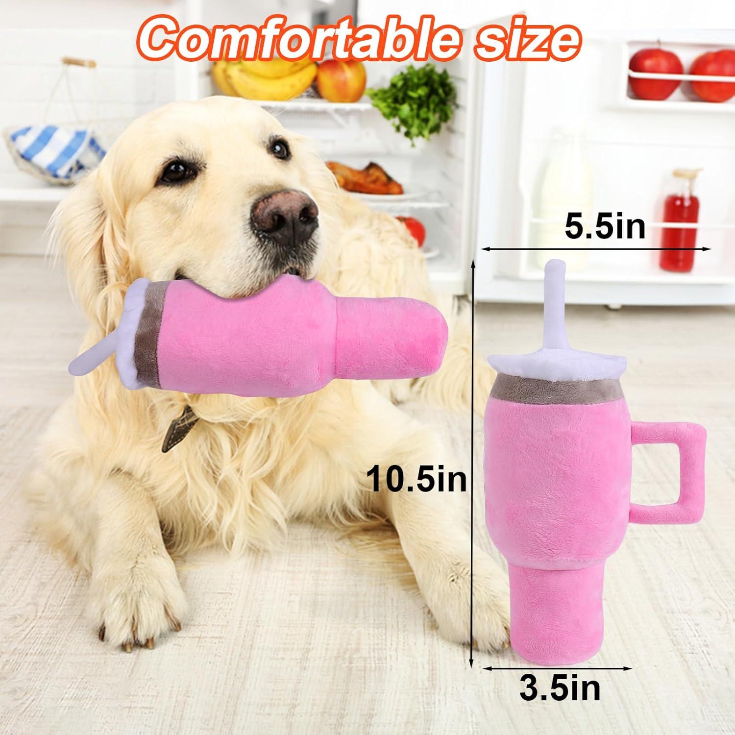 Juguete para Perros BABORUI Taza Rosa Squeaky 2.5cm