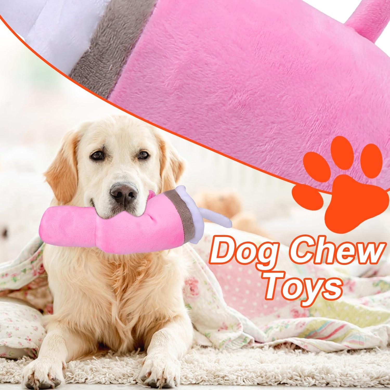 Juguete para Perros BABORUI Taza Rosa Squeaky 2.5cm