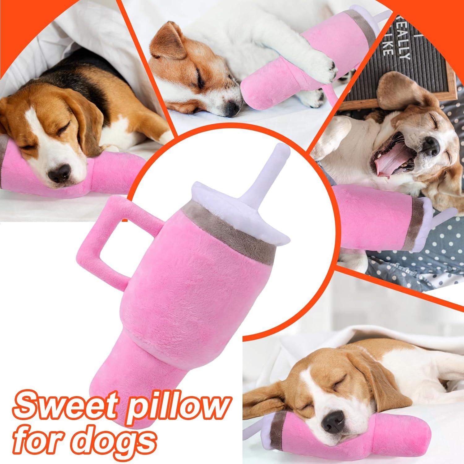 Juguete para Perros BABORUI Taza Rosa Squeaky 2.5cm