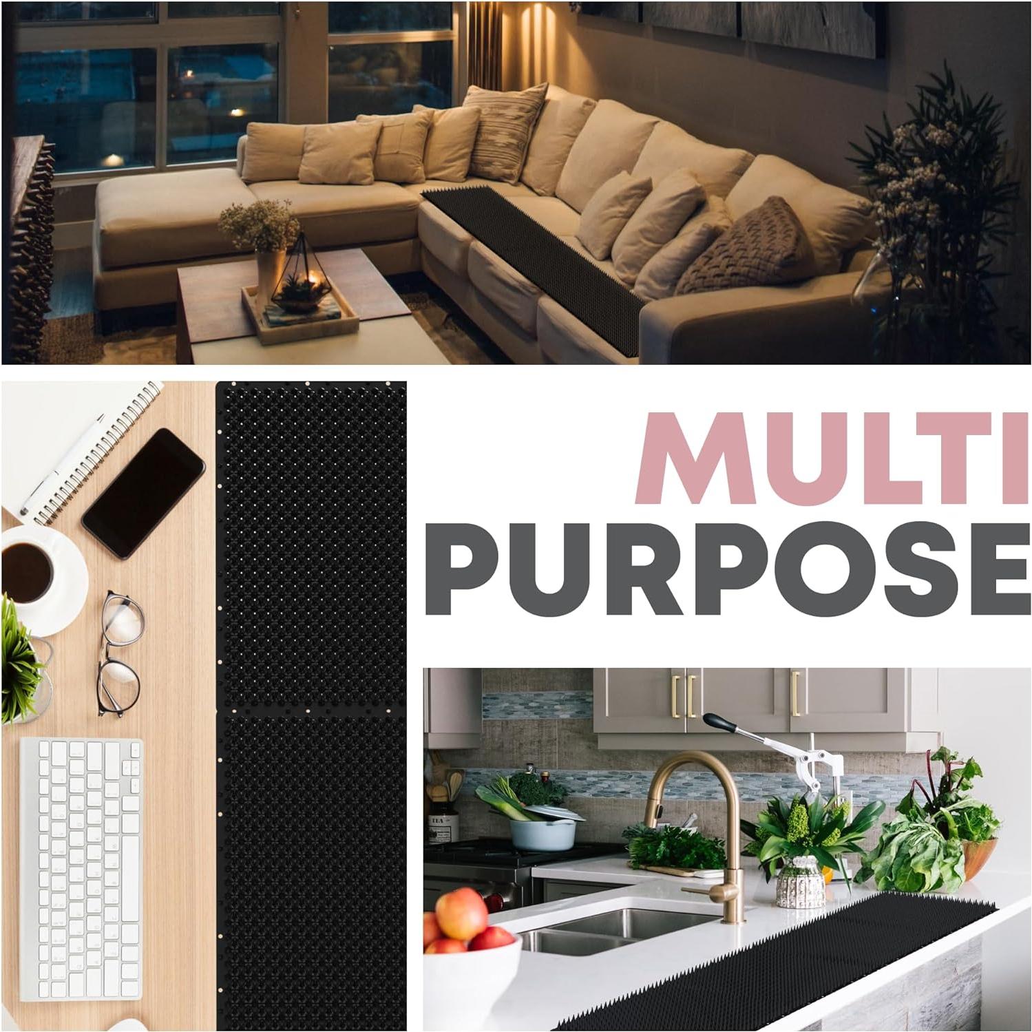 Paquete de 12 Tapetes Repelentes de Gato Petfolio 40.6x33 cm