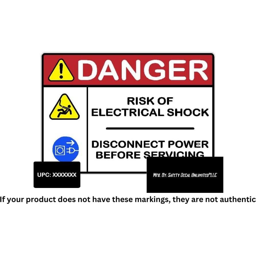 Etiqueta de Alerta de Animales en Emergencias Safety Decal 10.16x6.35cm