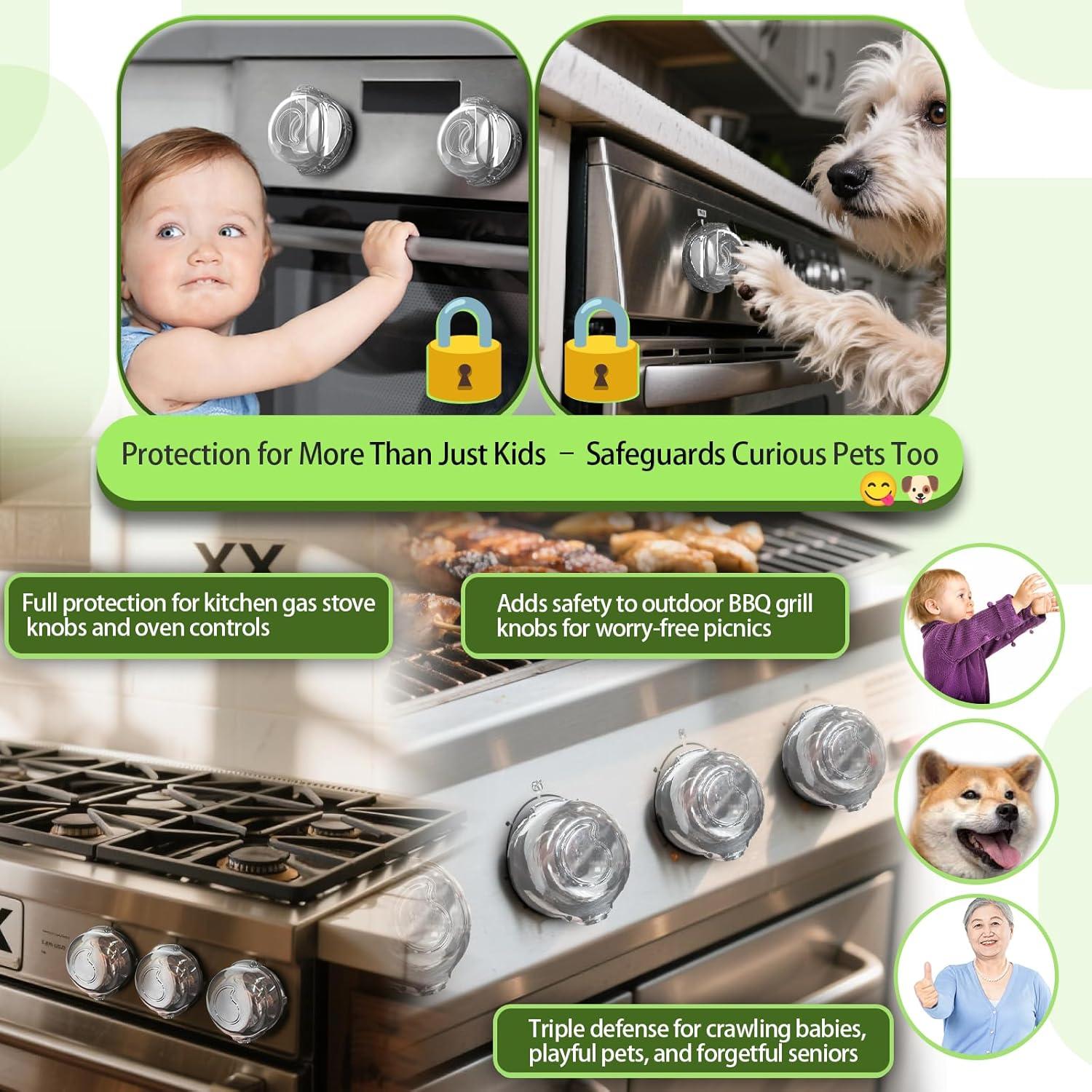 Cubiertas de Seguridad para Perillas de Estufa Safety 1st - 5 Piezas