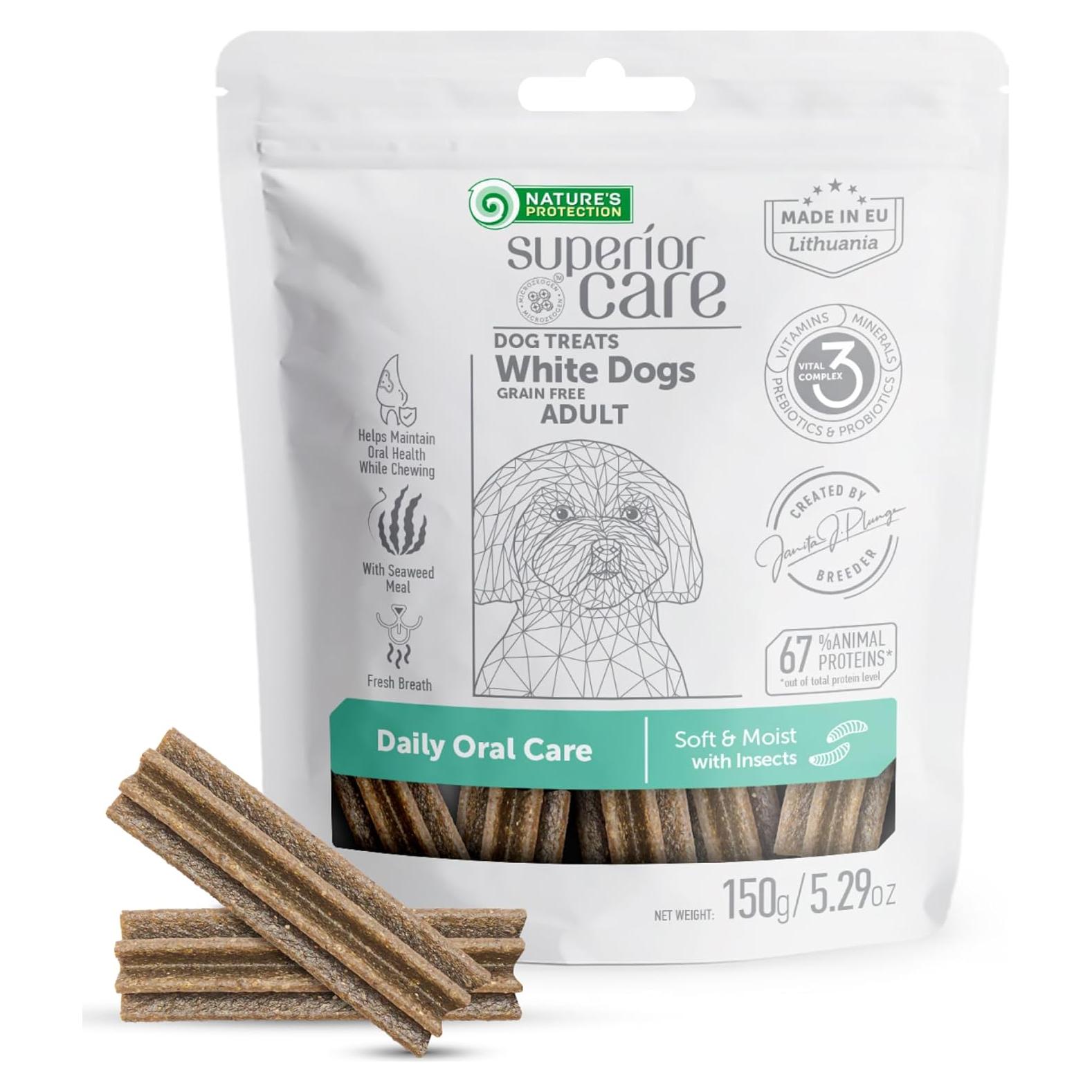 Golosinas para Perros Akvatera 150g - Cuidado Oral Insectos