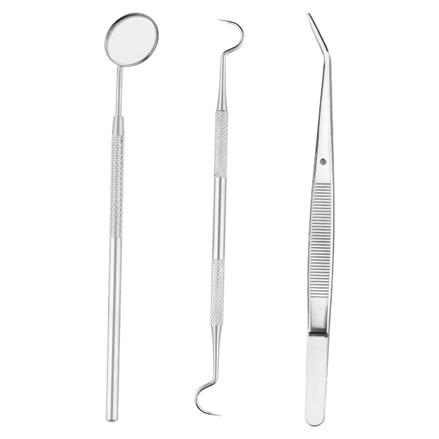 Kit de Limpieza Dental Formit Craft - Raspador, Espejo y Pinzas