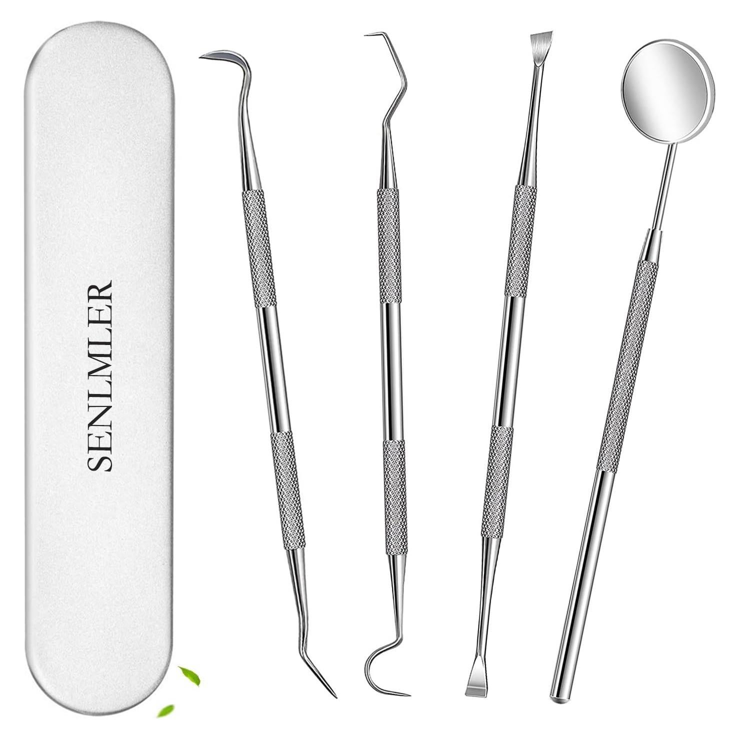 Kit Profesional de Herramientas Dentales SENLMLER - Acero Inoxidable