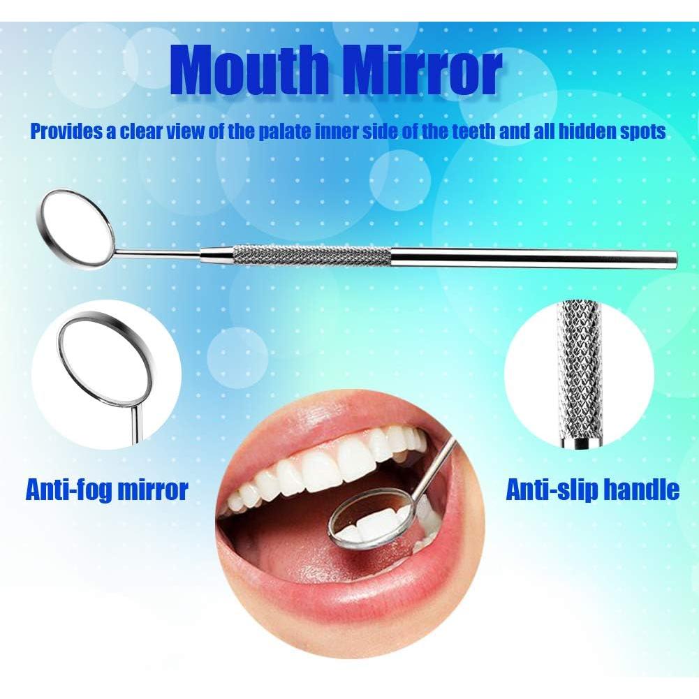 Juego de Herramientas de Higiene Dental EPARTSWIDE 6 Piezas Acero Inoxidable