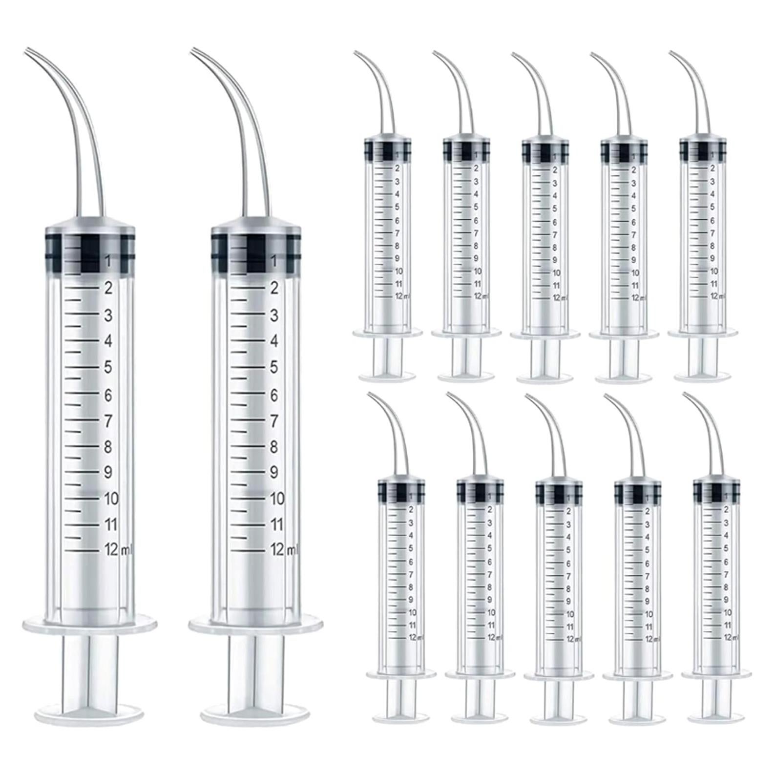 Paquete de 12 Jeringas Dentales Desechables 12ml DIELLY