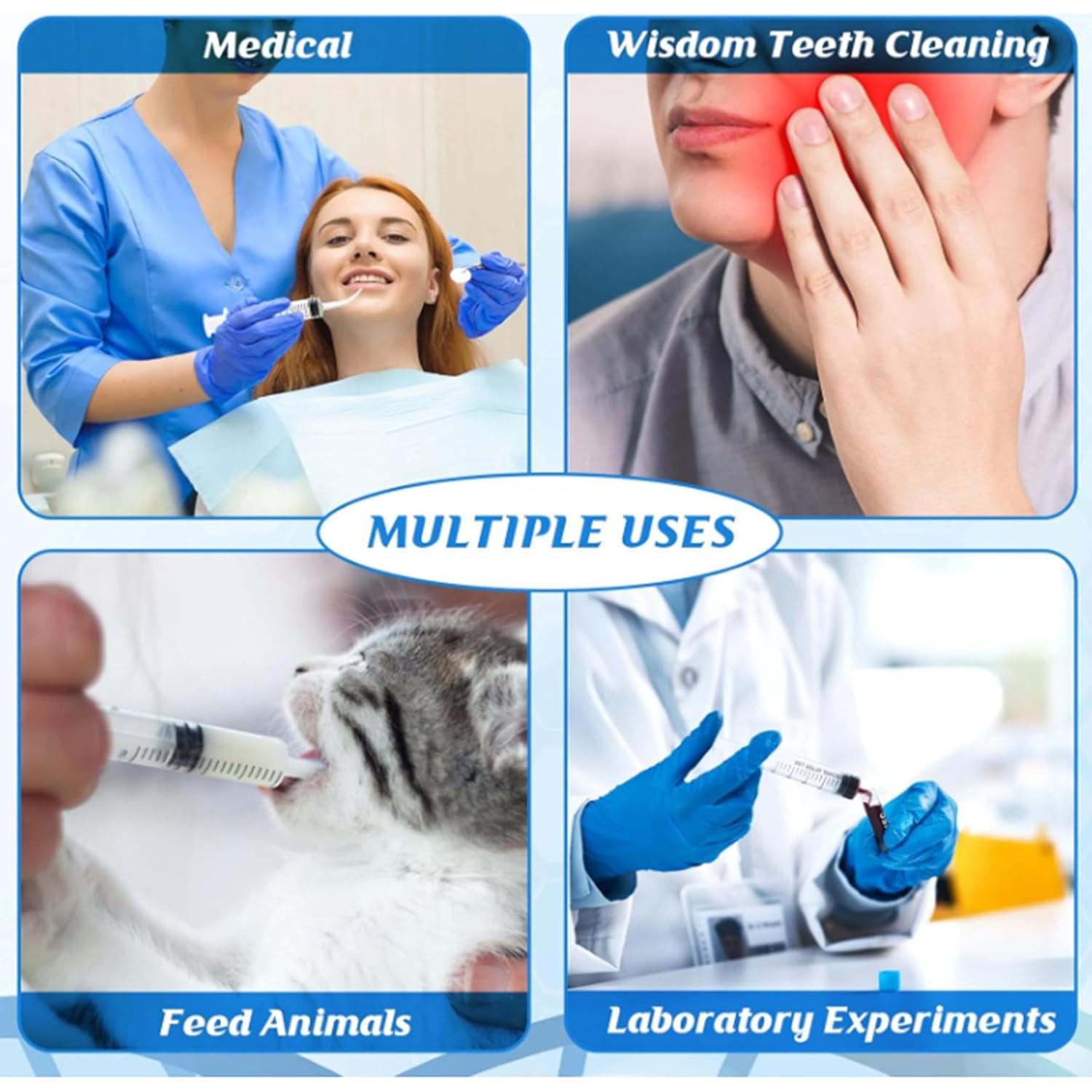 Paquete de 12 Jeringas Dentales Desechables 12ml DIELLY