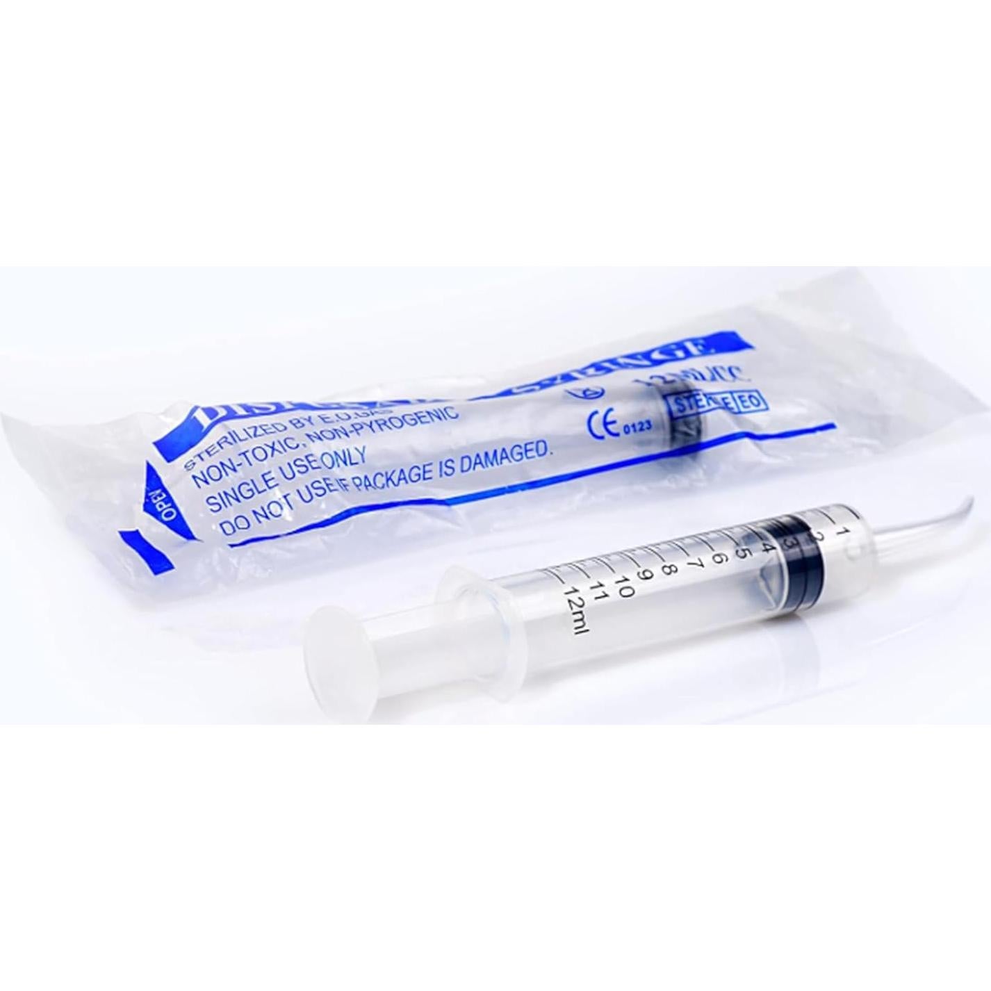 Paquete de 12 Jeringas Dentales Desechables 12ml DIELLY