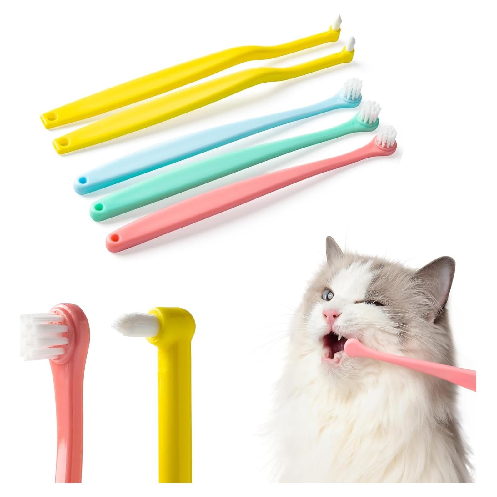 Cepillo de Dientes para Perros y Gatos E.M&S.T - Set 5 PCS