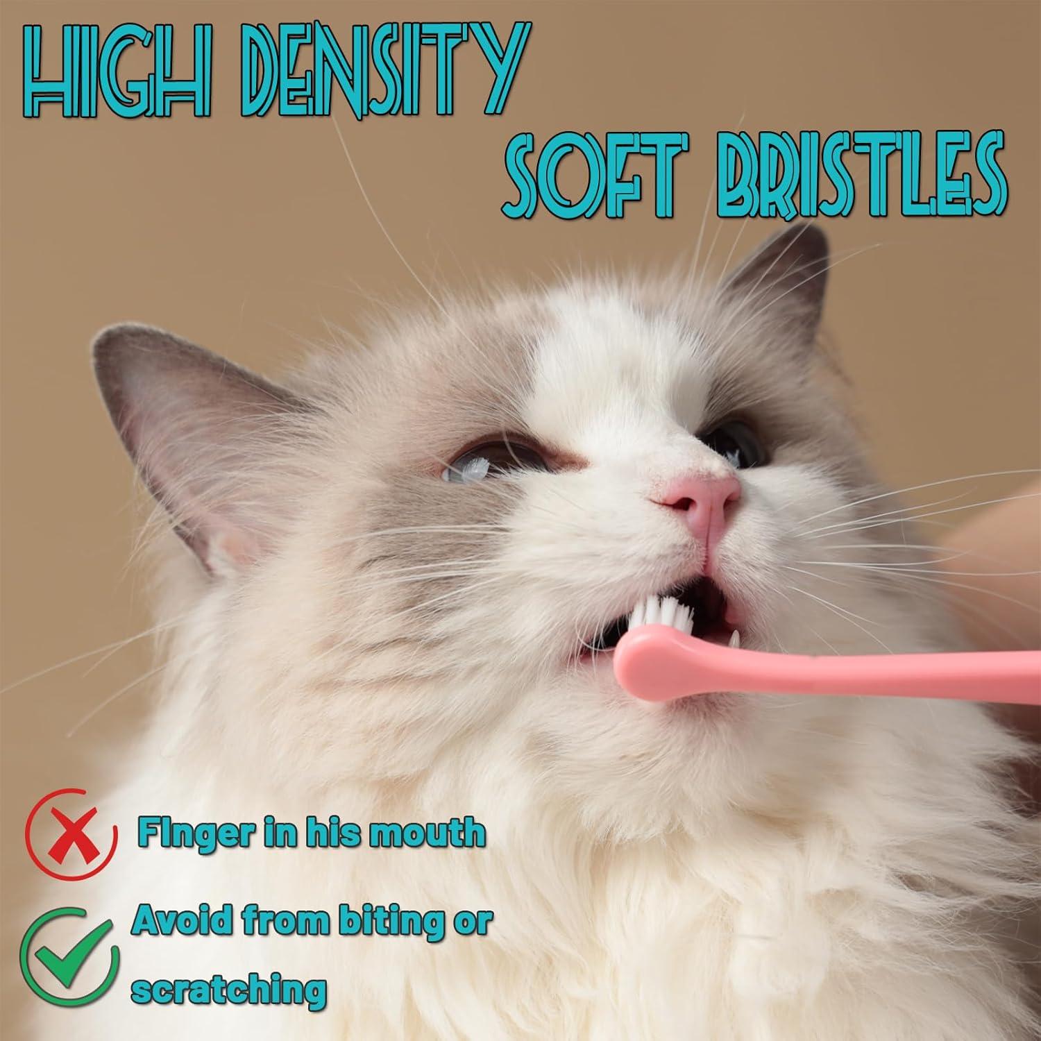 Cepillo de Dientes para Perros y Gatos E.M&S.T - Set 5 PCS