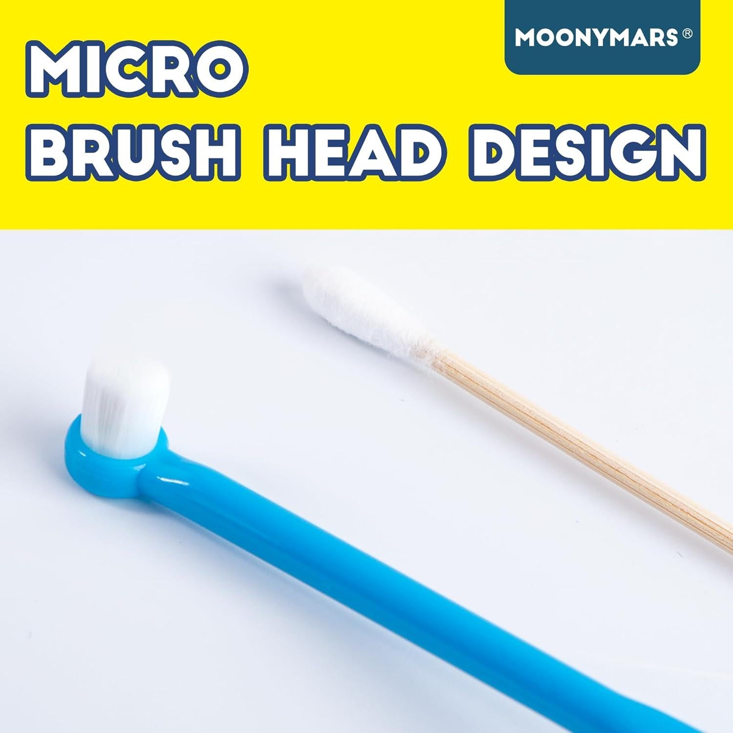 Kit Cepillo de Dientes para Perros y Gatos Pequeños Wenzhou - Azul