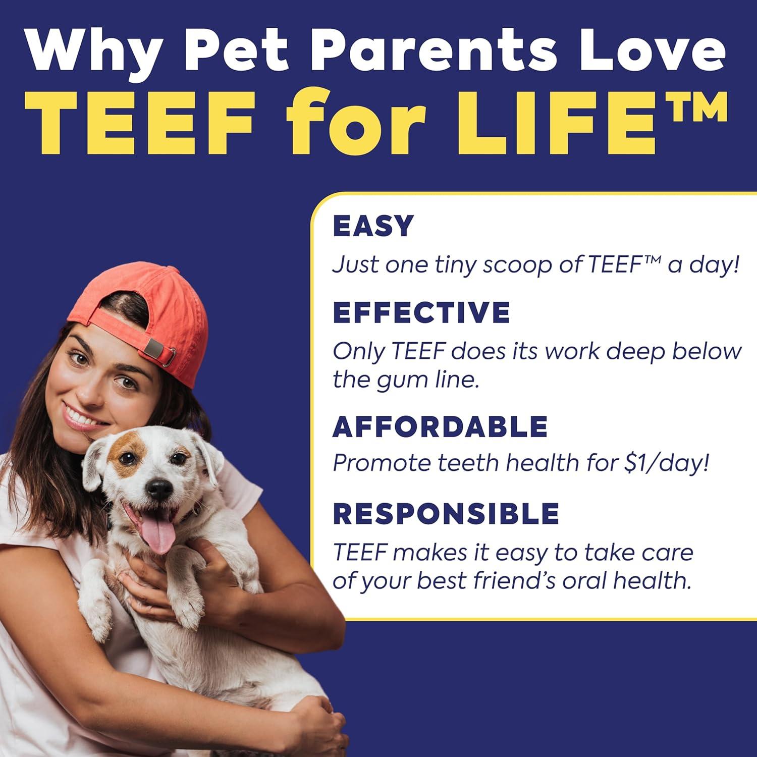 Polvo Dental Prebiótico TEEF Protektin42 para Perros 30 Porciones