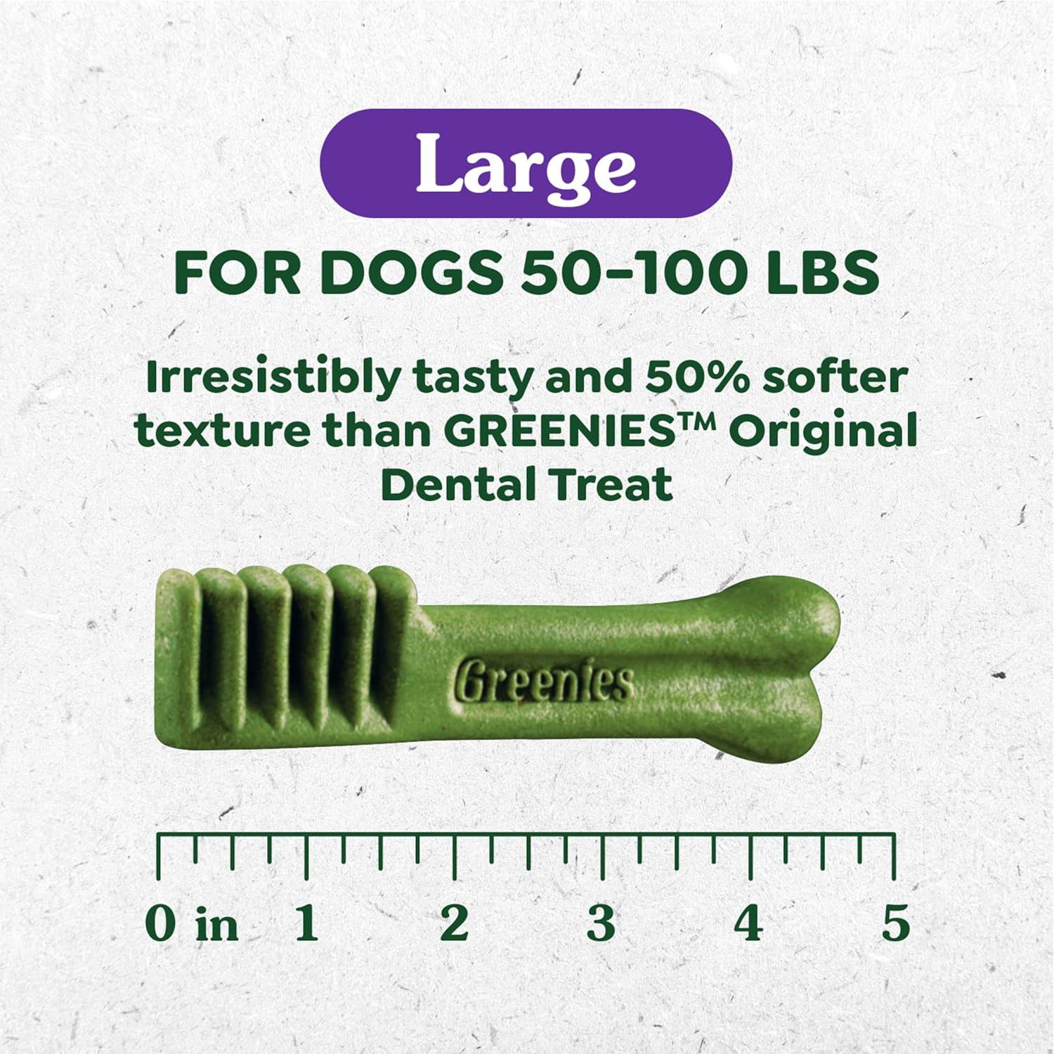 Golosinas Dentales Greenies para Perros Grandes 27 oz