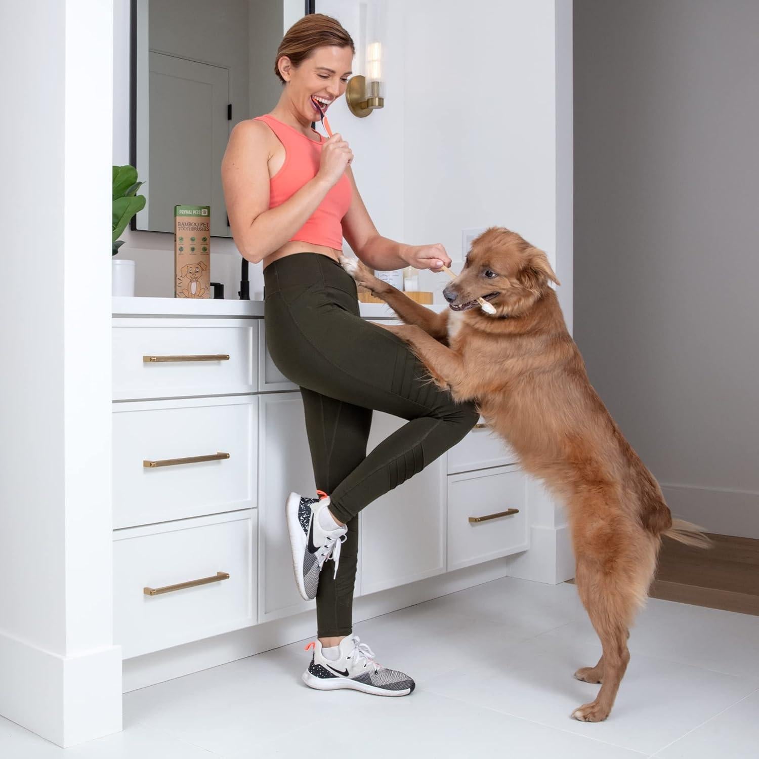 Cepillo de Dientes para Perros y Gatos Prymal - Paquete de 4