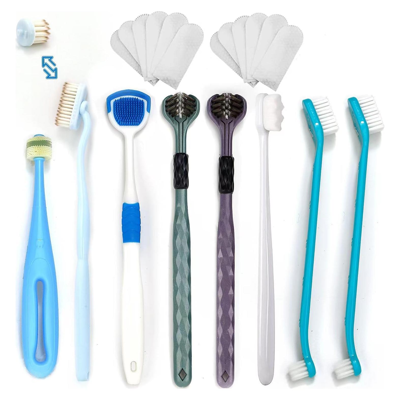 Kit de Cepillo Dental para Perros Uyiixoxo - 20 Cabezas Reemplazables