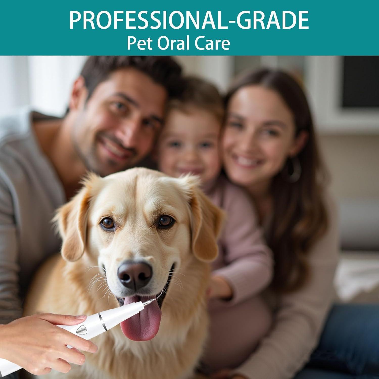 Kit de Limpieza Dental Ultrasónico para Perros Psytpusa - 9 Piezas