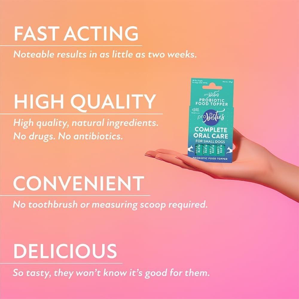 ProBesties Cuidado Oral Completo para Perros 30g - Eliminador Mal Aliento