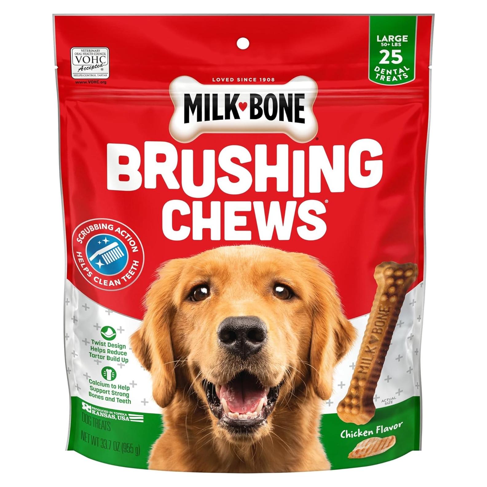 Golosinas dentales para perros Milk-Bone sabor pollo 957g