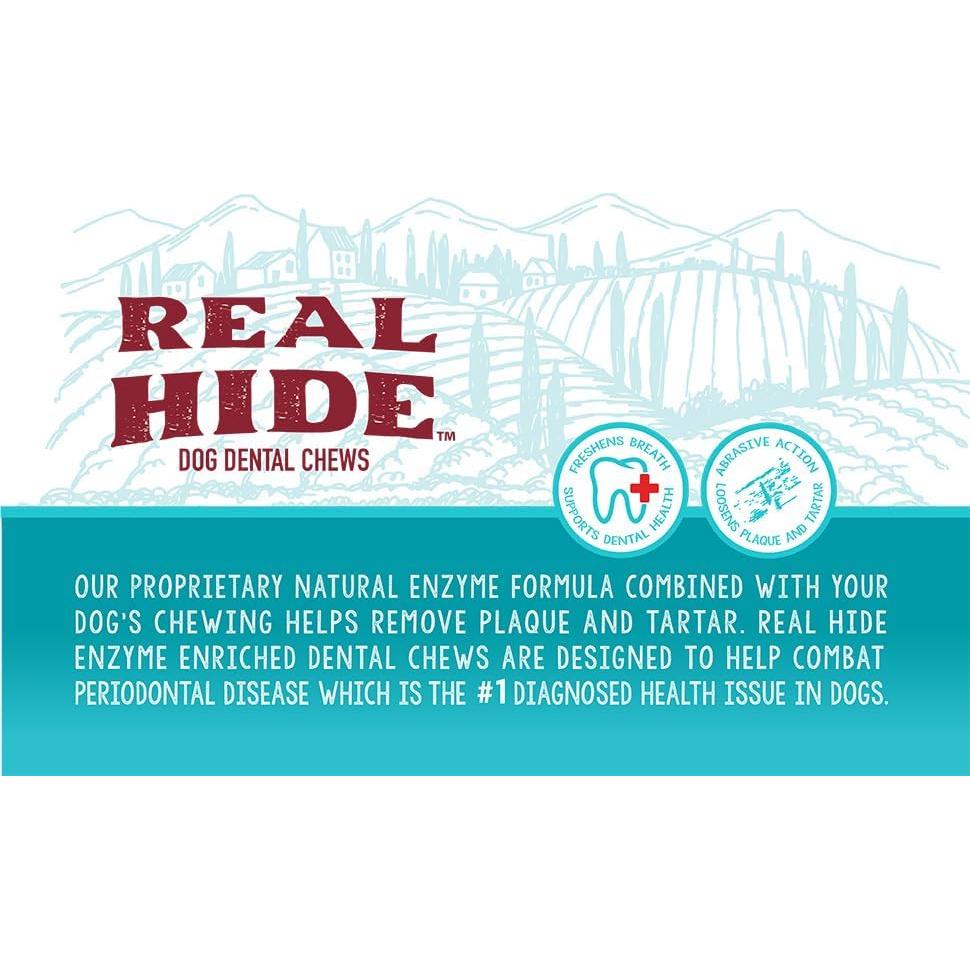 Masticables Dentales Enriquecidos con Enzimas Real Hide 240 g