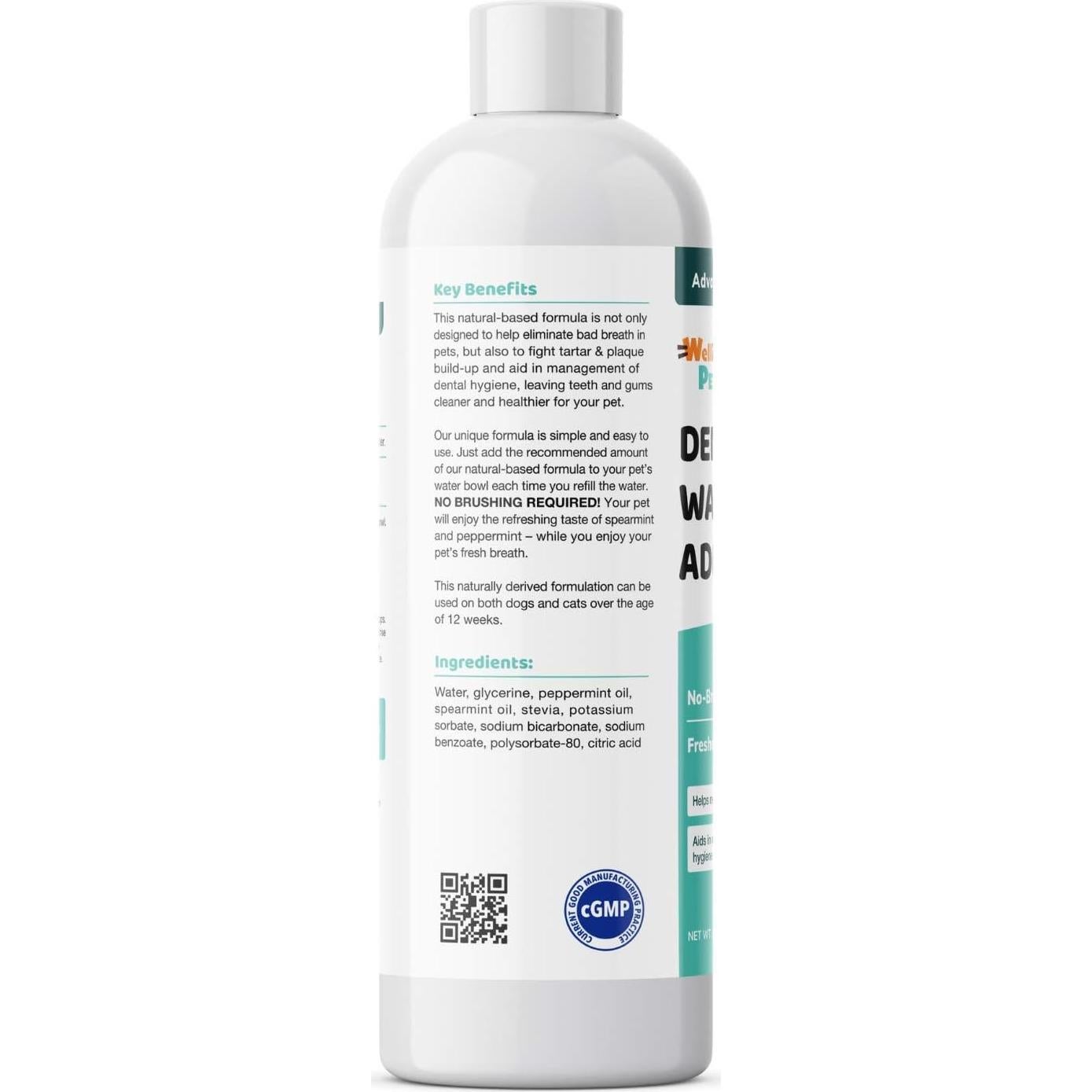 Aditivo Dental para Perros y Gatos Wellnergy Pets 473 ml