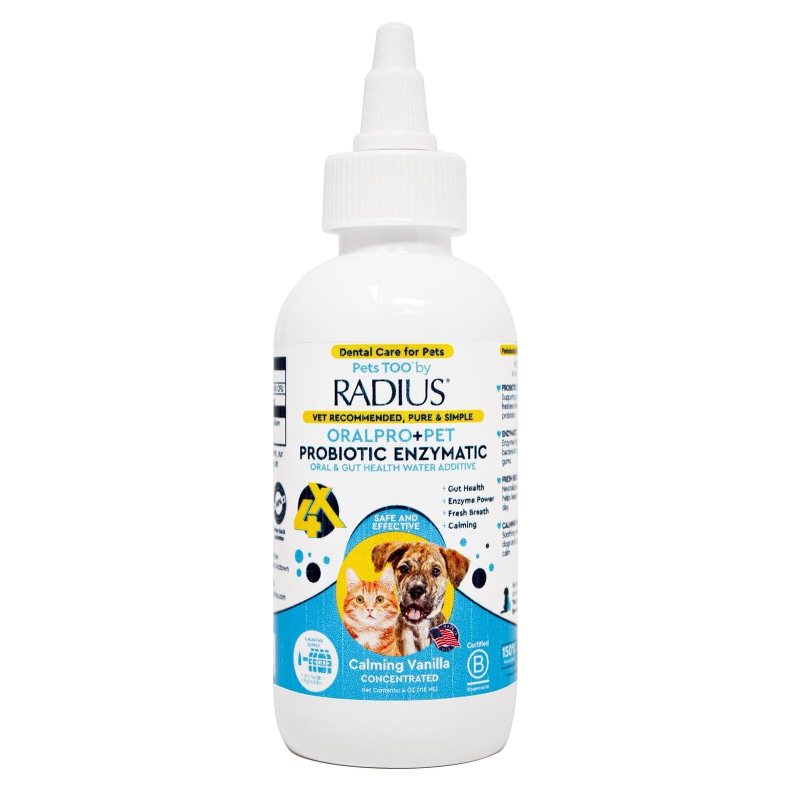 Aditivo Dental Probiotico RADIUS OralPro+ 113.4 g para Mascotas
