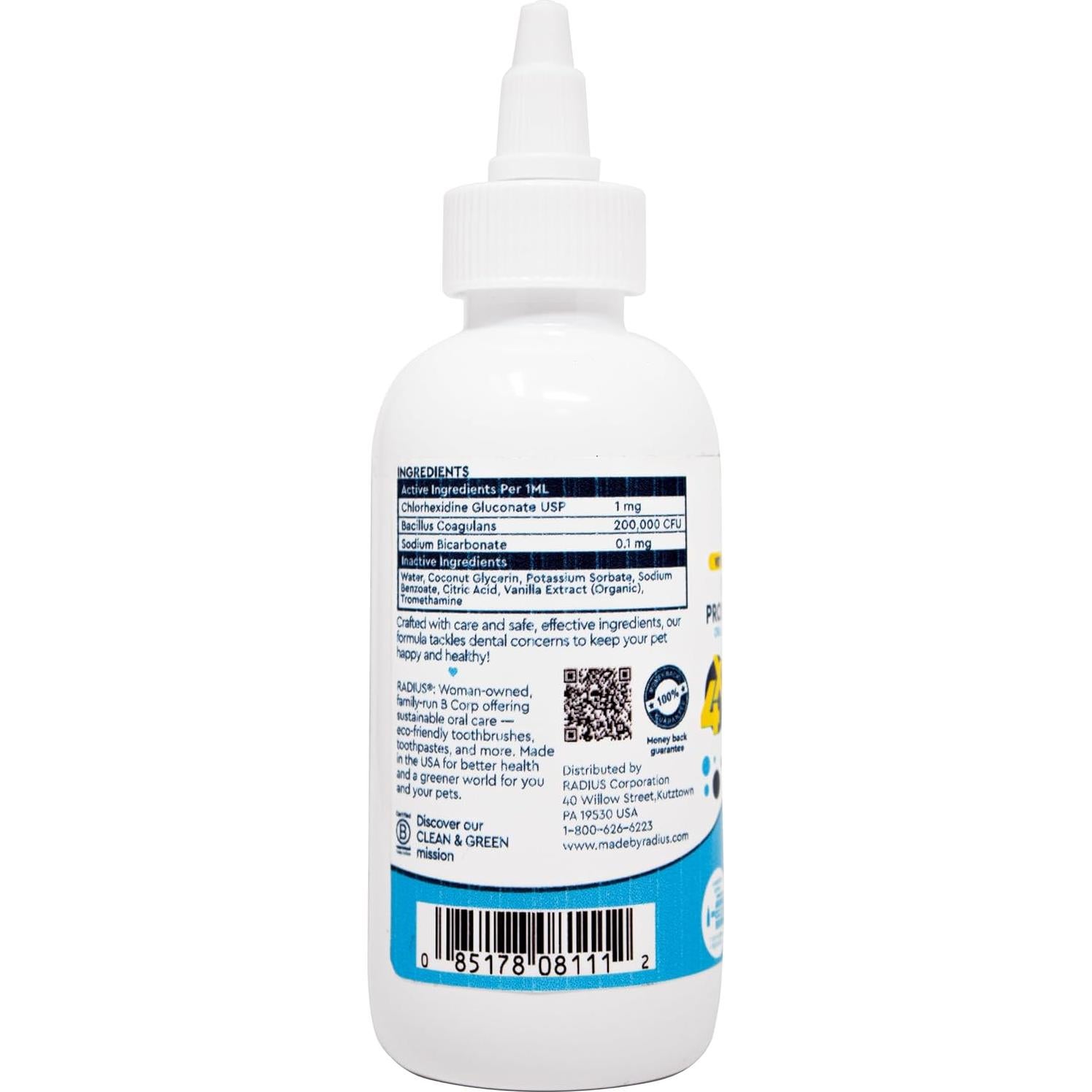 Aditivo Dental Probiotico RADIUS OralPro+ 113.4 g para Mascotas