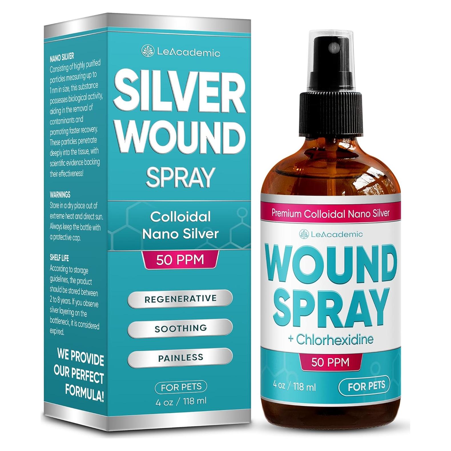 Spray para Heridas LeAcademic 113.4 g - Cuidado para Perros y Gatos