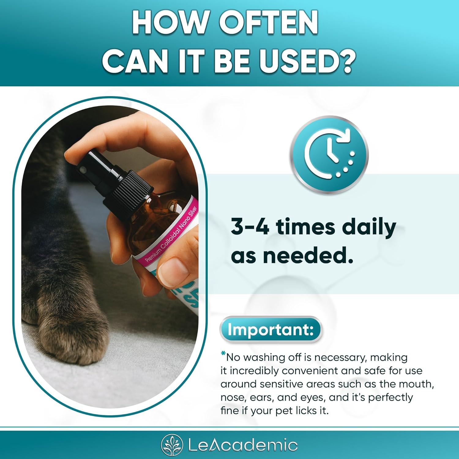 Spray para Heridas LeAcademic 113.4 g - Cuidado para Perros y Gatos