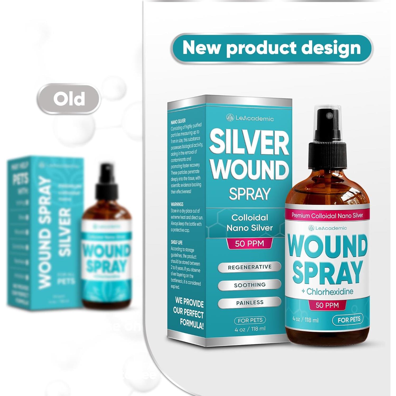 Spray para Heridas LeAcademic 113.4 g - Cuidado para Perros y Gatos