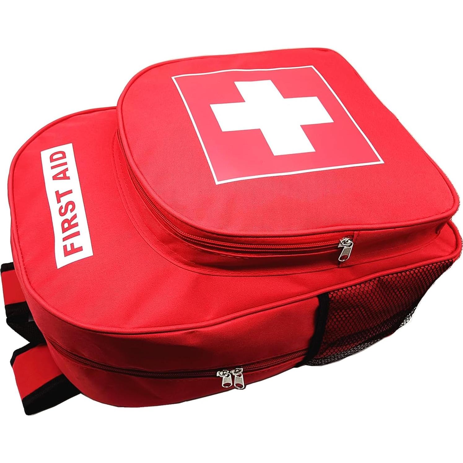 Mochila de Primeros Auxilios Vacía Jipemtra Roja 40x30x15 cm