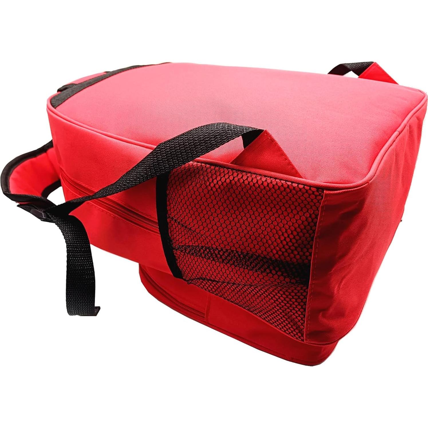 Mochila de Primeros Auxilios Vacía Jipemtra Roja 40x30x15 cm