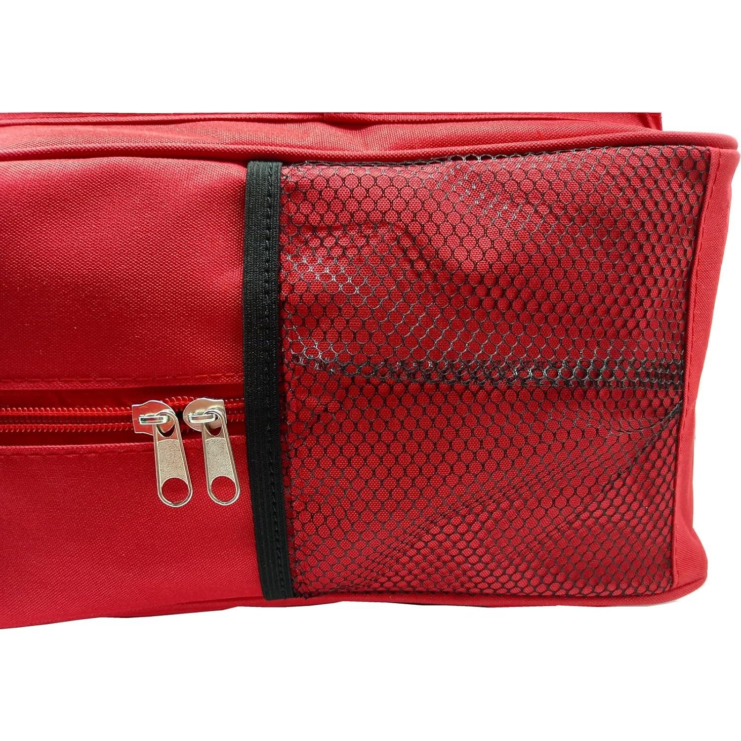 Mochila de Primeros Auxilios Vacía Jipemtra Roja 40x30x15 cm