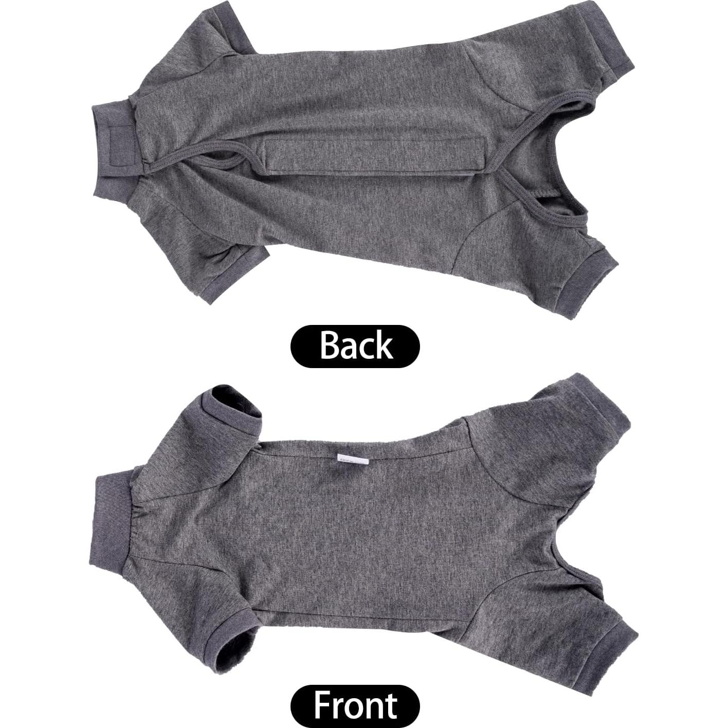 Traje de Recuperación Quirúrgica para Gatos LIANZIMAU M Gris