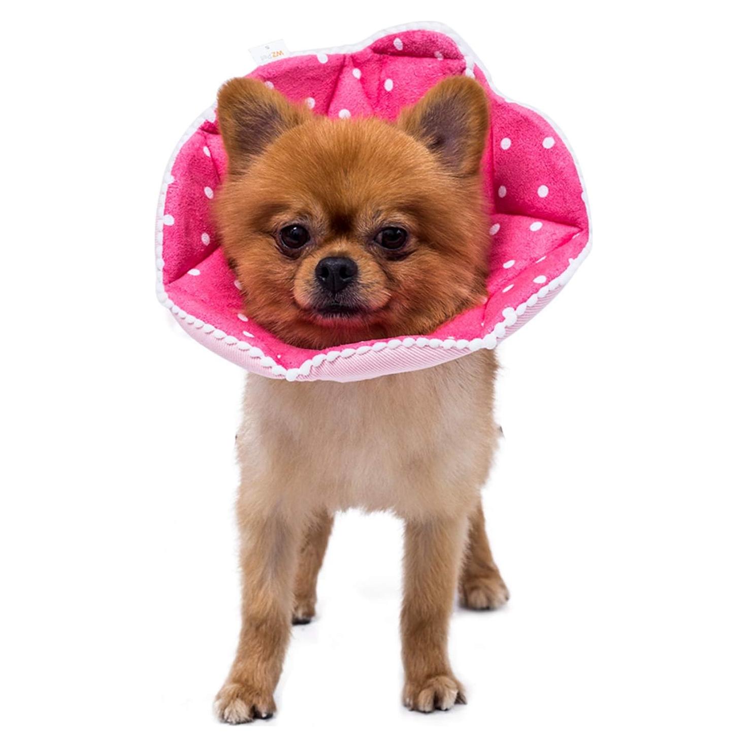 Collar de Recuperación Ajustable WZ PET para Gatos y Perros Pequeños Rosa