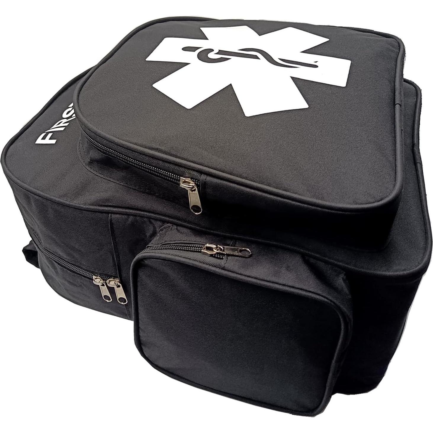 Mochila de Primeros Auxilios Vacía Roja 40x30x15 cm - Ideal Camping